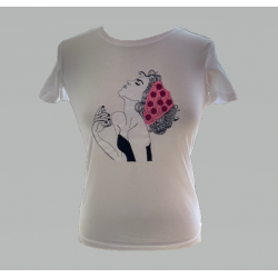 T-shirt coton bio femme PARFUM