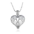 Box collier coeur ange