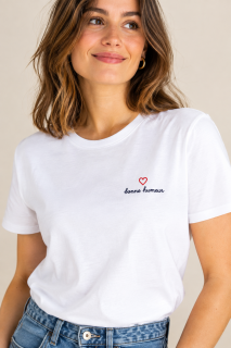T-shirt femme brodé personnalisé