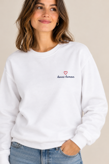 Sweat brodé femme presentation