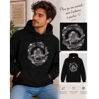 sweat blanc brodé astronaute systeme solaire